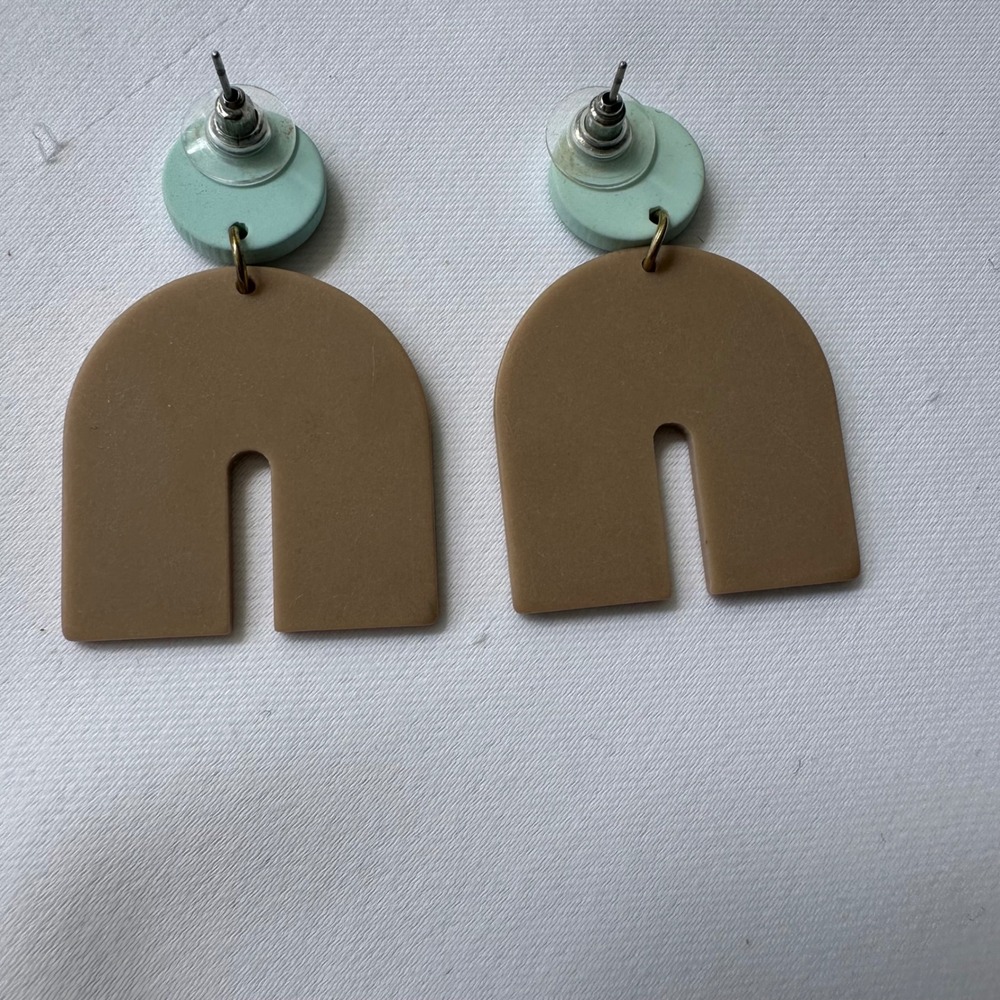 Floral Dangle Earrings Statement Fashion Earrings Cute Trendy - Picture 6 of 6